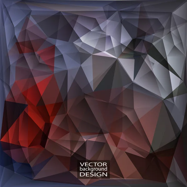 Modèles de conception multicolore (rouge, brun, gris). Géométrique Triangulaire Résumé Moderne Vecteur Fond . — Image vectorielle
