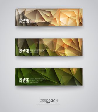 Web tasarım şablonları. afiş kümesi