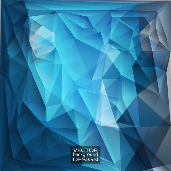 Πολύχρωμα (μπλε, γκρίζα) πρότυπα σχεδίασης. Γεωμετρικό τριγωνικό αφηρημένο μοντέρνο διανυσματικό φόντο. — Διανυσματικό Αρχείο