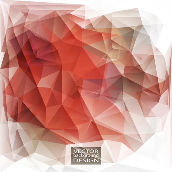 Modelos de Design Multicolor (Vermelho, Cinza, Branco). Geometric Triangular Abstract Modern Vector Background . — Vetor de Stock