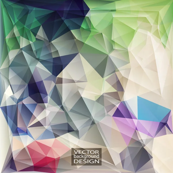 Plantillas de diseño multicolor. Moder geométrico triangular abstracto — Vector de stock