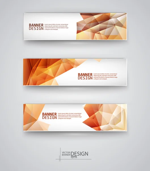 Plantillas de diseño web. Set de Banners — Vector de stock