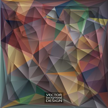 çok renkli tasarım şablonları. geometrik üçgen soyut modern vektör arka plan. 