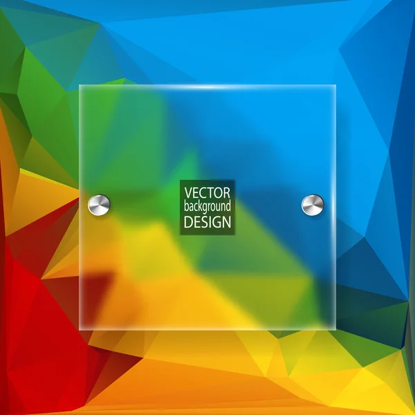 Modelos de Design Multicolor. Geometric Triangular Abstract Modern Vector Background . — Vetor de Stock