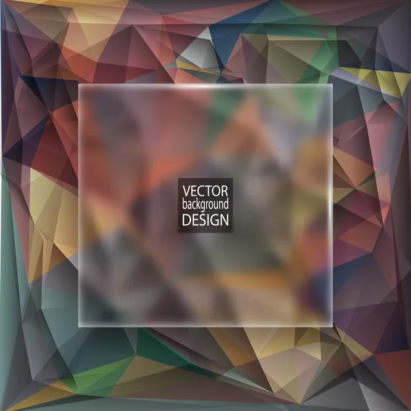 Plantillas de diseño multicolor. Fondo geométrico triangular abstracto moderno vectorial . — Archivo Imágenes Vectoriales