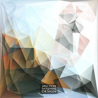 Çok renkli tasarım şablonları. Üçgen geometrik soyut Moder