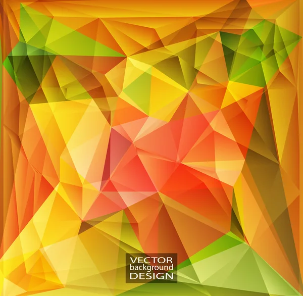 Plantillas de diseño multicolor. Fondo geométrico triangular abstracto moderno vectorial . — Vector de stock