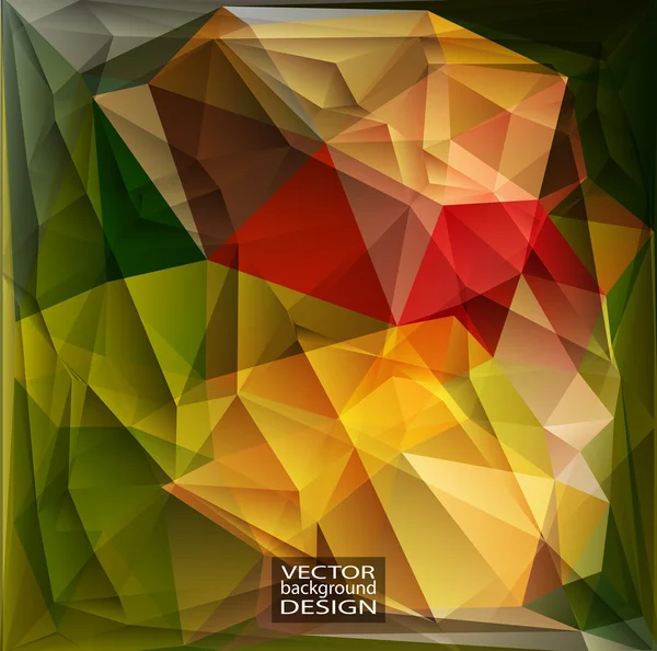 Plantillas de diseño multicolor. Fondo geométrico triangular abstracto moderno vectorial . — Vector de stock