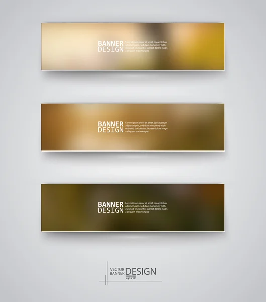 Plantillas de diseño empresarial. Set de Banners con fondos azules multicolores — Archivo Imágenes Vectoriales