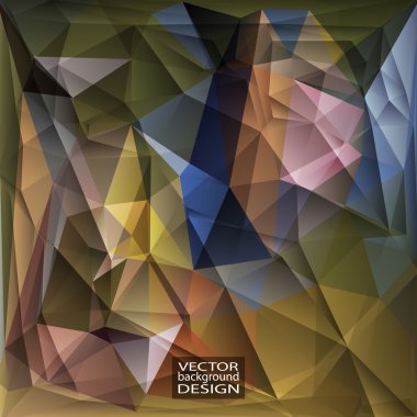 çok renkli tasarım şablonları. geometrik üçgen soyut modern vektör arka plan. 