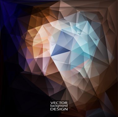 çok renkli tasarım şablonları. geometrik üçgen soyut modern vektör arka plan. 