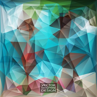 çok renkli tasarım şablonları. geometrik üçgen soyut modern vektör arka plan. 