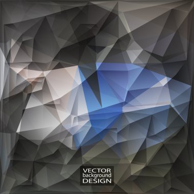 geometrik üçgen soyut modern vektör arka plan. 