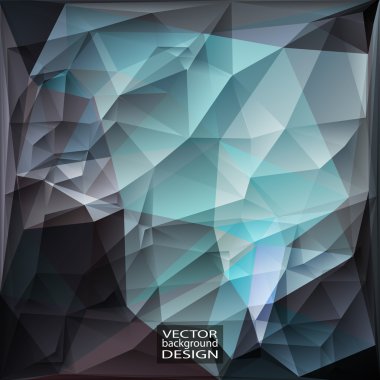 geometrik üçgen soyut modern vektör arka plan. 