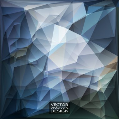 geometrik üçgen soyut modern vektör arka plan. 