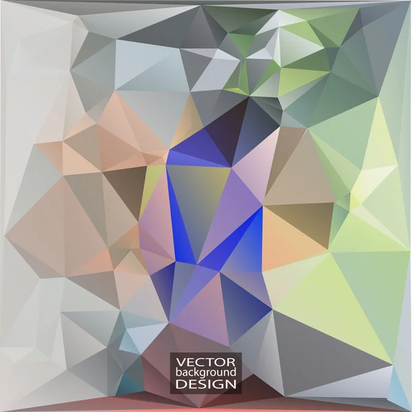 Geometrische driehoekige abstracte moderne vector achtergrond. — Stockvector