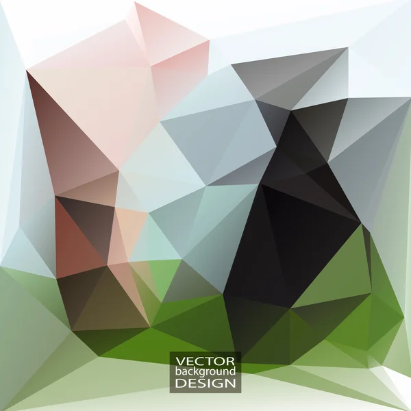 幾何学的三角形の抽象的な現代ベクトルの背景. — ストックベクタ