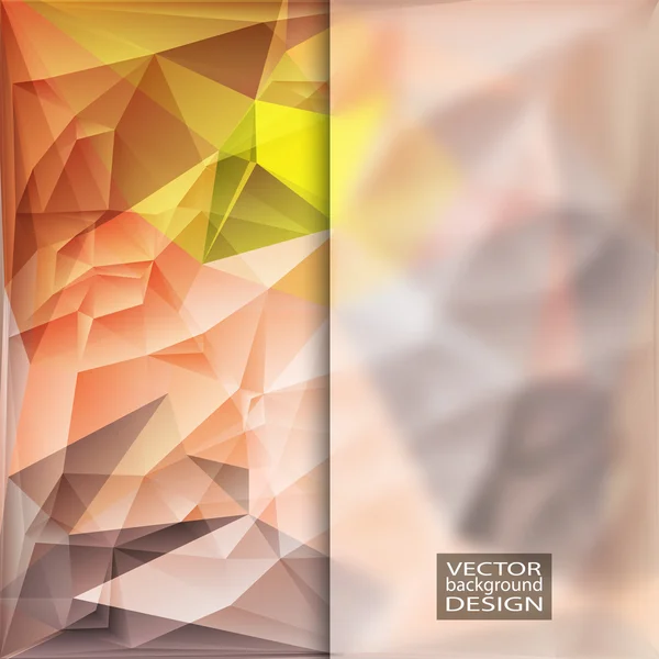 Multicolor designmallar med frostat glas in. — Stock vektor