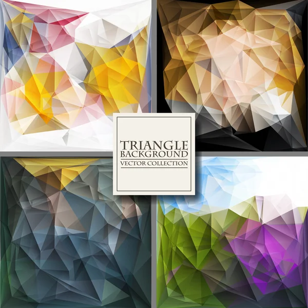 Modelos de Design Multicolor. Geometric Triangular Abstract Modern Vector Background . — Vetor de Stock