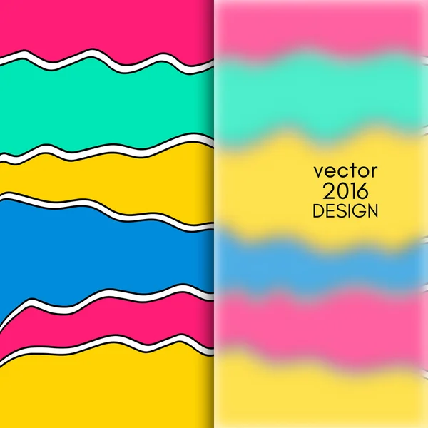 Multicolor designmallar. — Stock vektor