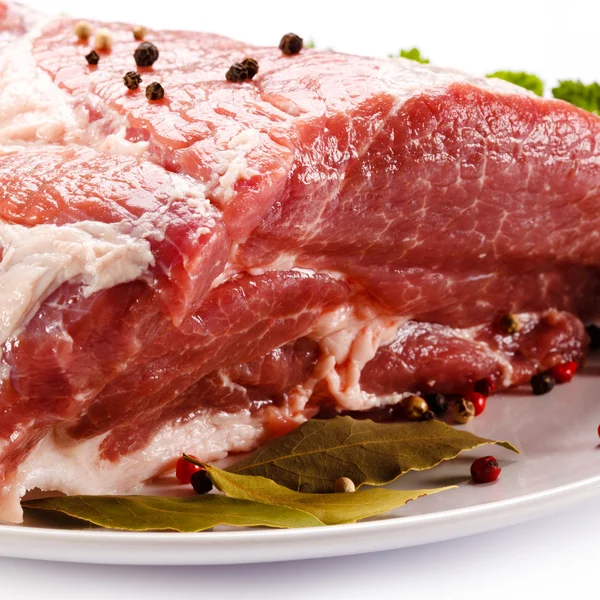 Fresh raw pork — Stock Photo, Image