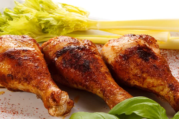 Grillezett csirke alsócomb — Stock Fotó