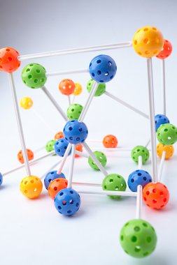 beyaz üzerine moleküler yapısı