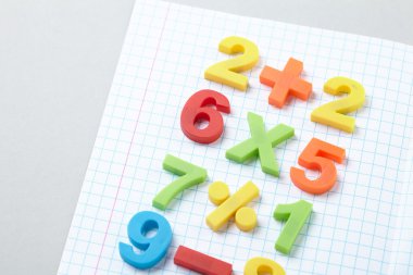 beyaz renk numaralarını