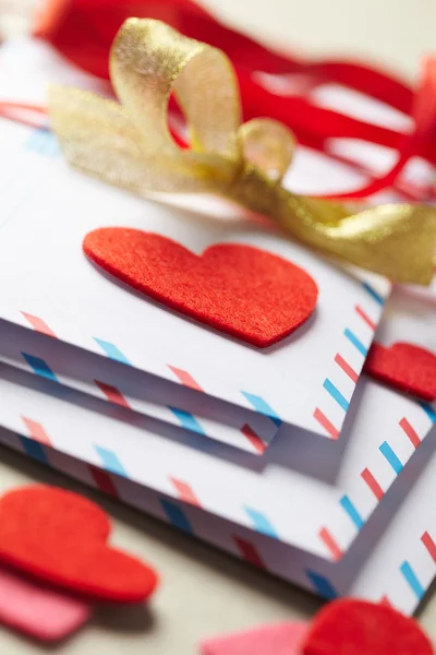 Envelopes de dia de Valentim — Fotografia de Stock