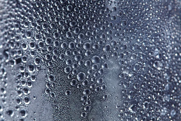 Gotas de água textura escura — Fotografia de Stock