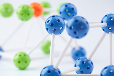 renkli moleküler yapısı