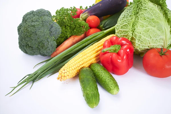 Conjunto de verduras frescas — Foto de Stock