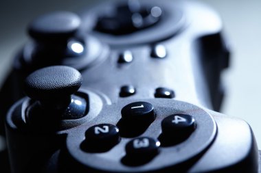 Close up gaming controller clipart