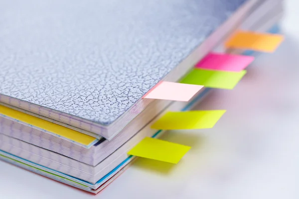 Business diary with tabs — Stock Photo, Image