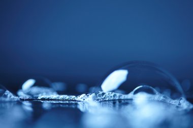 su kabarcıkları yakın çekim