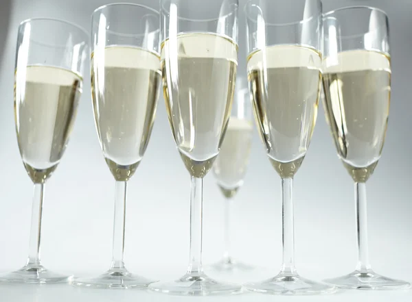 Glas fuld af champagne - Stock-foto