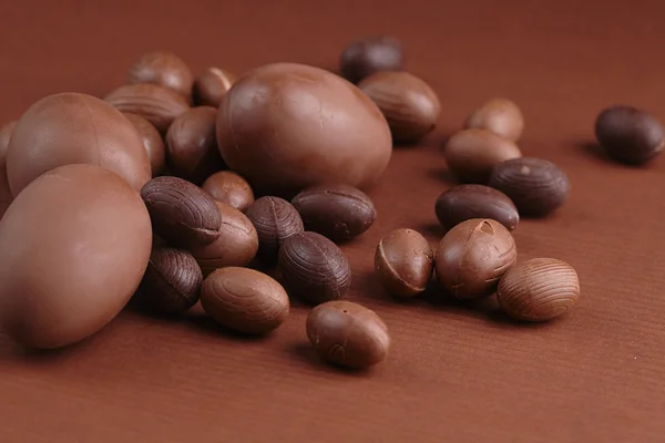 Choklad påskägg — Stockfoto