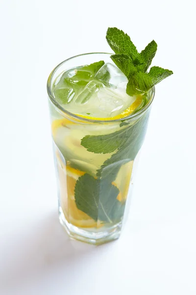 Summer lemonade in glass — Stock Photo, Image