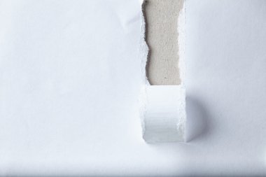 Beyaz yırtık kağıt 