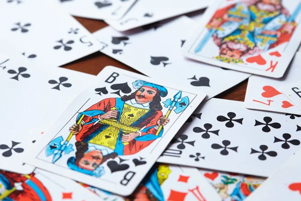 Fondo de cartas de juego —  Fotos de Stock