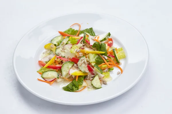 Барвисті овочевий салат — стокове фото