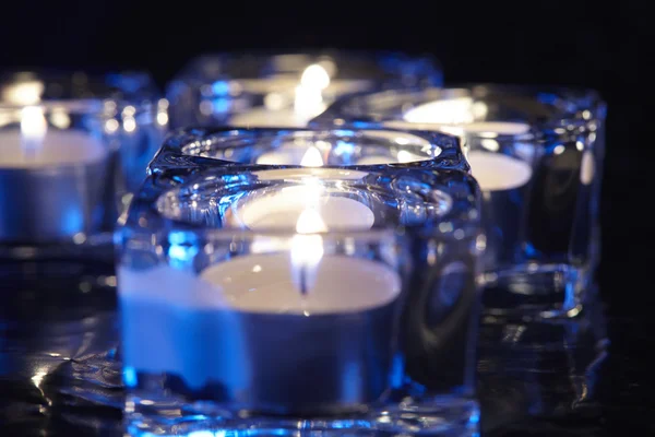 stock image burning candles lights