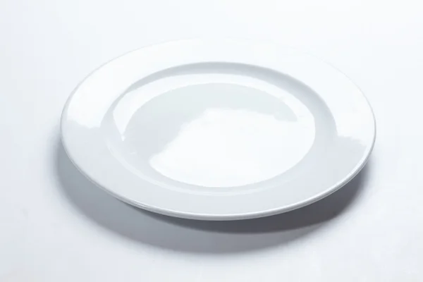 Empty white plate — Stock Photo, Image