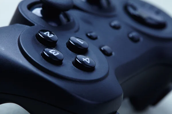 Black playstation controller — Stock Photo, Image