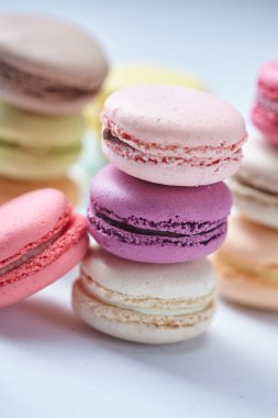 lezzetli renkli macaroons