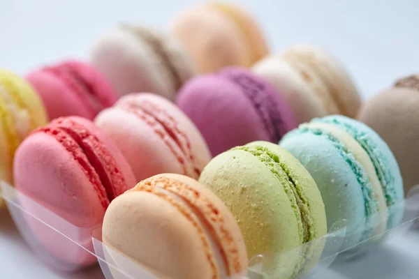 lezzetli renkli macaroons