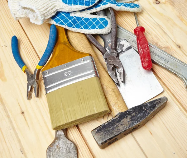 Conjunto de ferramentas para reparos — Fotografia de Stock