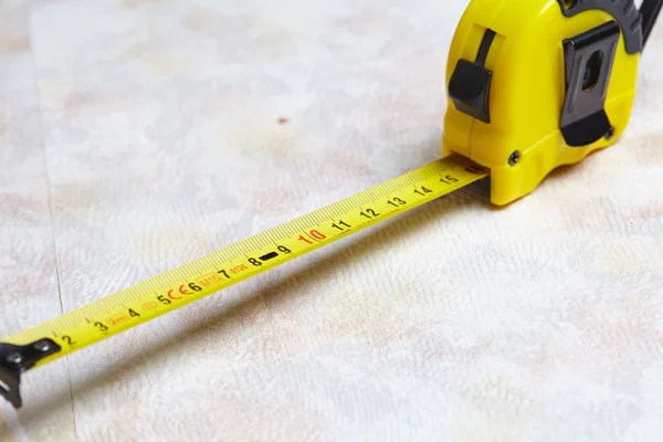 Yellow tape measure — Stock Photo, Image