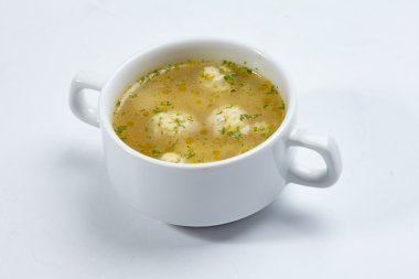 Taze lezzetli tavuk çorbası