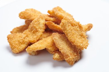 tavuk nuggets yığını